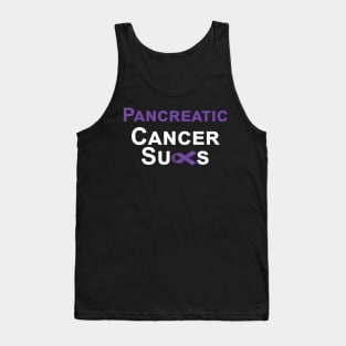 Cancer Sucks T Shirt Pancreatic Cancer Awareness Tank Top